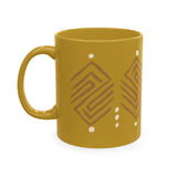 Copy of Copy of Afro Pick Ceramic Mug — Ivory Coffee Cup
