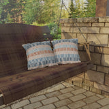 Striped Outdoor Pillows | Cozy Garden Decor | Boho Style Cushions | Patio Accessories | Nature Inspired Gift