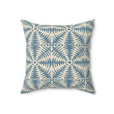 Nile Collection Throw Pillow, Modern Diasporic Art Decorative Cushion, Sophisticated Geometric Nature Patterned Home Decor