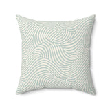 Blue Sea Glass Collection : Faux Suede Pillow
