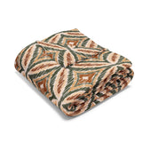 Boho Mosaic Arctic Fleece Blanket | Cozy Home Décor for Stylish Comfort