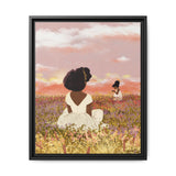 Afterglow Float Framed Matte Canvas Art