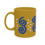 Copy of Copy of Afro Pick Ceramic Mug — Ivory Coffee Cup