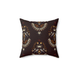 Nile Heron Collection: Faux Suede Pillow