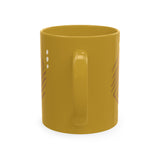 Copy of Copy of Afro Pick Ceramic Mug — Ivory Coffee Cup