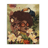 Collage 500-Piece Puzzle: Tropical Beauty with Florals and Toucan