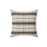 Minimalist Geometric Throw Pillow, Modern Abstract Neutral Accent Cushion, Sophisticated Monochromatic Home Decor for Living Room or Bedroom