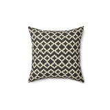 Modern Geometric Throw Pillow, Minimalist Mudcloth Inspired Cushion, Elevated Neutral Home Decor