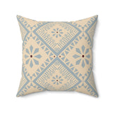 Egyptian Revival Heron Throw Pillow, Modern Diaspora Art Decor, Luxe Patterned Cushion for Elegant Living Rooms