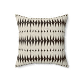 Minimalist Geometric Throw Pillow, Modern Abstract Neutral Accent Cushion, Sophisticated Monochromatic Home Decor for Living Room or Bedroom