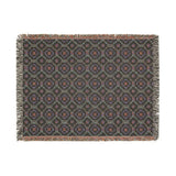 Cross Stitch Print Woven Heritage Style Throw