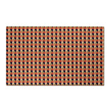Cadence Navy Collection Chenille Floral Rug — Washable Area Rug
