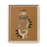 Zaria: Float Framed Matte Canvas Art
