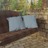 Square Dots Outdoor Pillows | Cozy Garden Decor | Boho Style Cushions | Patio Accessories | Nature Inspired Gift