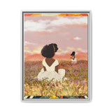 Afterglow Float Framed Matte Canvas Art