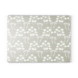 Elegant Snowflake Glass Cutting Board | Winter Kitchen Decor, Holiday Gift, Cooking Accessory, Snowflake Design, Unique Gift Idea