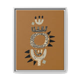 Zaria: Float Framed Matte Canvas Art