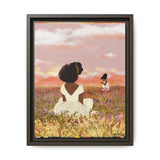 Afterglow Float Framed Matte Canvas Art
