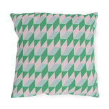 Retro Geometric Outdoor Pillows | Cozy Garden Decor | Boho Style Cushions | Patio Accessories | Nature Inspired Gift