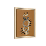 Zaria: Float Framed Matte Canvas Art