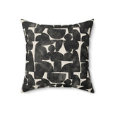 Modern Abstract Spun Polyester Square Pillow - Stylish Home Decor Accent
