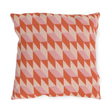Retro Geometric Outdoor Pillows | Cozy Garden Decor | Boho Style Cushions | Patio Accessories | Nature Inspired Gift