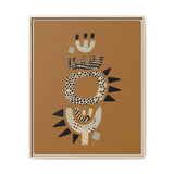 Zaria: Float Framed Matte Canvas Art
