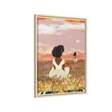 Afterglow Float Framed Matte Canvas Art