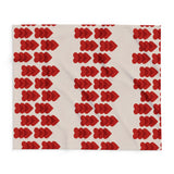 Hearts Aligned Arctic Fleece Blanket | Cozy Home Décor for Stylish Comfort