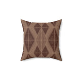 Abstract Geometric Throw Pillow, Modern Neutral Grid Accent Cushion for Sophisticated Home Decor