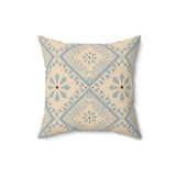 Egyptian Revival Heron Throw Pillow, Modern Diaspora Art Decor, Luxe Patterned Cushion for Elegant Living Rooms