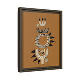 Zaria: Float Framed Matte Canvas Art
