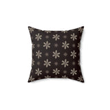 Egyptian Revival Heron Throw Pillow, Modern Diaspora Art Decor, Luxe Patterned Cushion for Elegant Living Rooms