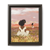 Afterglow Float Framed Matte Canvas Art