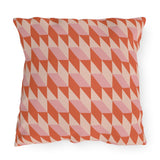 Retro Geometric Outdoor Pillows | Cozy Garden Decor | Boho Style Cushions | Patio Accessories | Nature Inspired Gift