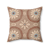 Egyptian Revival Heron Throw Pillow, Modern Diaspora Art Decor, Luxe Patterned Cushion for Elegant Living Rooms