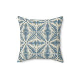 Nile Collection Throw Pillow, Modern Diasporic Art Decorative Cushion, Sophisticated Geometric Nature Patterned Home Decor