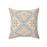 Egyptian Revival Heron Throw Pillow, Modern Diaspora Art Decor, Luxe Patterned Cushion for Elegant Living Rooms