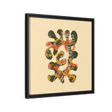 The Shape of Change Float Framed Matte Canvas Art