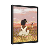 Afterglow Float Framed Matte Canvas Art