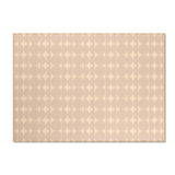 Cadence Cream Chenille Floral Rug — Washable Area Rug