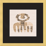 Cartouche Framed Art Print