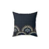Nile Arc: Faux Suede Pillow