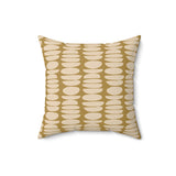 Modern Abstract Geometric Throw Pillow, Minimalist Earth Tone Cushion Cover, Elevated Home Decor Accent