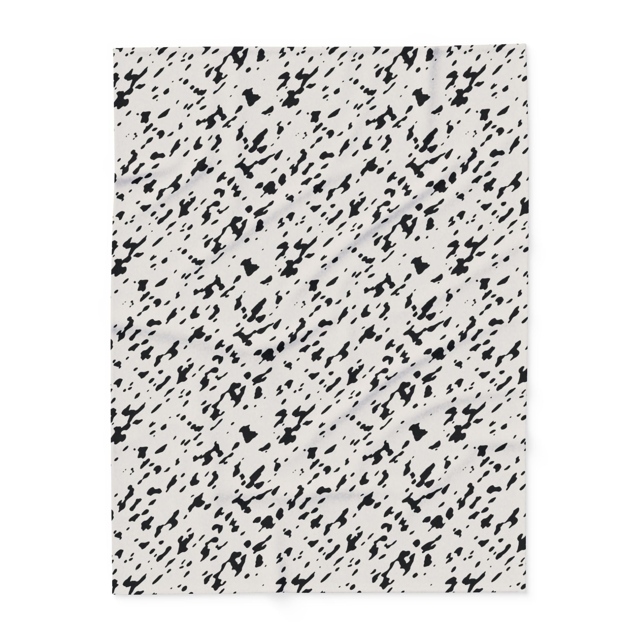 Modern Cow Print Arctic Fleece Blanket | Cozy Home Décor for Stylish Comfort
