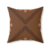 Egyptian Revival Heron Throw Pillow, Modern Diaspora Art Decor, Luxe Patterned Cushion for Elegant Living Rooms