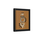 Zaria: Float Framed Matte Canvas Art