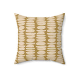 Modern Abstract Geometric Throw Pillow, Minimalist Earth Tone Cushion Cover, Elevated Home Decor Accent