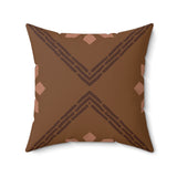 Egyptian Revival Heron Throw Pillow, Modern Diaspora Art Decor, Luxe Patterned Cushion for Elegant Living Rooms