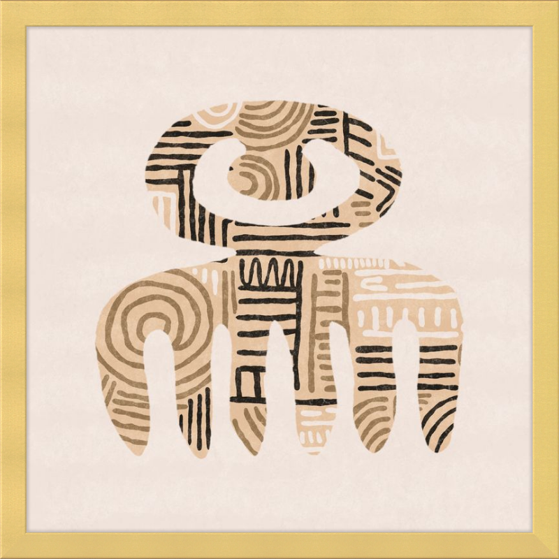 Cartouche Framed Art Print